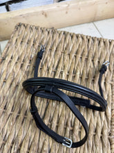 Load image into Gallery viewer, S/H Double Buckle Comfort Flash Noseband - Black - Pony