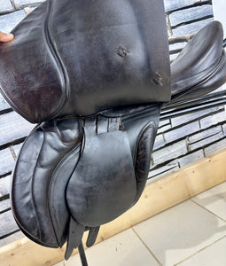 17” Medium Ideal International Event Saddle - Brown