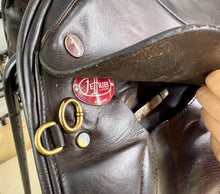 Load image into Gallery viewer, 17” Wide Jeffries Stamford WH Saddle - Brown