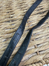 Load image into Gallery viewer, S/H 130cm/51” Ladies/Teens Hide Wrapped Stirrup Leathers - Black
