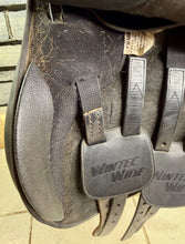 Load image into Gallery viewer, 16 1/2” XW/Changeable Gullet Wintec Wide Cob GP Saddle - Black - Flocked - 4 Strap