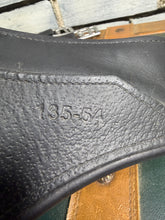 Load image into Gallery viewer, 54”/135cm Devoucoux Elasticated Leather Stud/Jumping Stud Girth-Black - Soft Padding