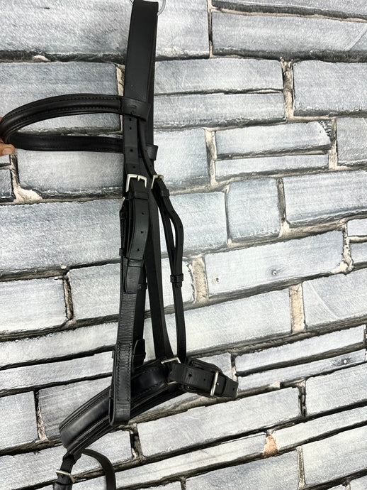S/H English Sabre Hunter 1 1/4” Noseband - Full