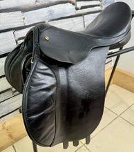 Load image into Gallery viewer, 16” MW Equisport/Paul Jones Pony GP/Jump Saddle - Black