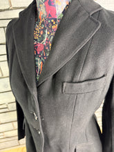 Load image into Gallery viewer, Ladies Size 34 Vintage Showerproof Hunt Jacket - Black