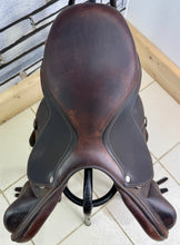 Load image into Gallery viewer, 16 1/2” MW Antares Connexion Monoflap Jump Saddle - Brown