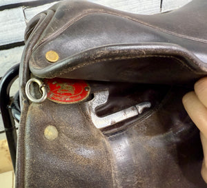 15 1/2” Wide-XW Sturgess English WH Pony  Show Saddle - Brown