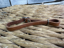 Load image into Gallery viewer, Original Myler Back/Curb Strap - One Size - Tan Leather