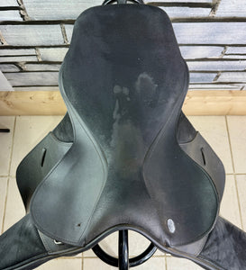 17” Wide-XW/Changeable Gullet Thorowgood Cob GP Saddle-Black
