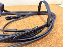 Load image into Gallery viewer, Shires Blenheim Hunter Cavesson Snaffle Bridle - Brown - Shetland