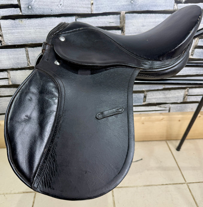 14 1/2” XW Pony/Shetland GP Saddle - Black
