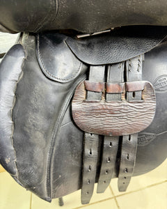 17” MW Henri De Rivel Jump Saddle - Black