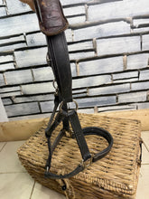 Load image into Gallery viewer, S/H Black Padded Leather Headcollar &amp; Poll Guard - Full