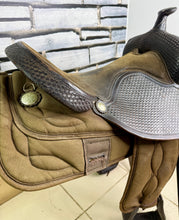 Load image into Gallery viewer, 17” Big Horn Cordura Western Saddle - SQB - Brown - Lightweight Genuine US