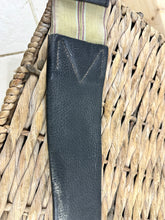 Load image into Gallery viewer, S/H English Elasticated Leather Dressage Girth -Black- 25”