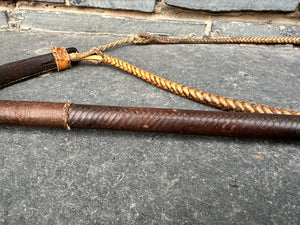 Champion & Wilton Gents Plaited Hunt Whip complete with Rawhide Thong