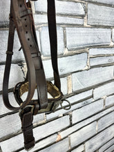 Load image into Gallery viewer, S/H Leather Lunge Cavesson - Cob