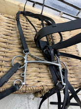 Load image into Gallery viewer, S/H English Hunter Complete Pelham Bridle - Black - Full
