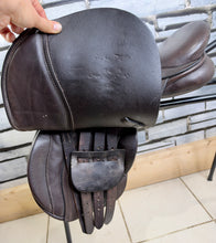 Load image into Gallery viewer, 15” MW Jeffries Falcon Hawk Event Pony GP/Jump Saddle - Brown
