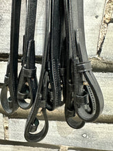 Load image into Gallery viewer, Shetland/Small Pony Tiny Tot English Leather Rubber Reins -