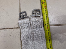 Load image into Gallery viewer, S/H 47” Stubben Cord Anti-Chafe Girth - White