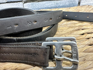 S/H 58” Heritage Stirrup Leathers - Brown