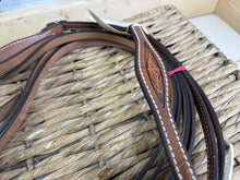 Load image into Gallery viewer, S/H Big Horn Western Headstall/Bridle - Brown - Full