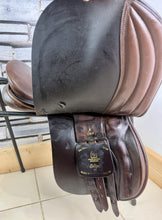 Load image into Gallery viewer, 17 1/2” Wide-XW Frank Baines Eclipse GP Saddle - Brown