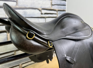 16 1/2” Medium Farrington Burford Event GP Saddle - Black