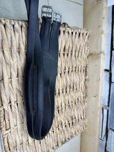 S/H English Traditional Balding Leather Show Girth - Brown - 50”