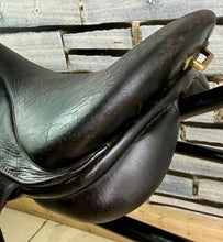 Load image into Gallery viewer, 14” Wide GFS English Pony GP Saddle - Black - Lead Rein Tiny Tot