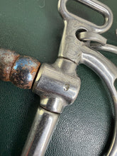 Load image into Gallery viewer, 5 1/4” Trust Blue Cherry Roller Jointed Kimblewick Bit - Anti Lean