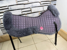 Load image into Gallery viewer, S/H Lemieux Wool Rollled Edge Half Pad - Grey - Medium