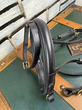 Load image into Gallery viewer, Sabre Flash Bridle - Black/Brass - Cob - Traditional English Leather