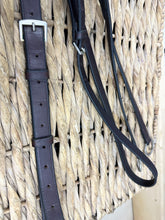 Load image into Gallery viewer, S/H English Leather Running Martingale - Brown - Cob