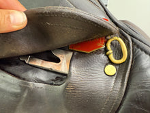 Load image into Gallery viewer, 17 1/2” MW Albion Kontact Dual/Double Flap Jump Saddle - Brown
