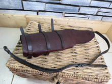 Load image into Gallery viewer, S/H Jeffries English Leather Tail Guard - Stop Rubbing! Brown