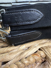 Load image into Gallery viewer, S/H 52” Leather Double Elasticated Atherstone Girth - Black