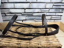 Load image into Gallery viewer, S/H Soft Padded Head Hunter Bridle - Brown - XF