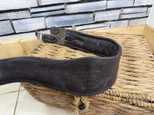 Load image into Gallery viewer, S/H Adam Ellis Anatomic Shaped Leather Girth - Brown - 46”