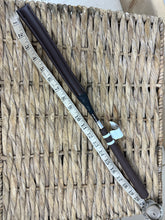 Load image into Gallery viewer, 20”/50cm English Made Short BS Legal Jumping Whip/Cushioned Bat - Brown/Black