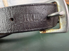 Load image into Gallery viewer, Equiport Rolled Leather Running Martingale -Black- Full Size - Italian Leather