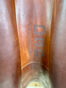 17 1/2” MW Devoucoux Chiberta O Jump Saddle - Brown