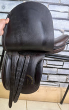 Load image into Gallery viewer, 15” Wide Fylde Hayden English Pony WH/Show Saddle - Brown