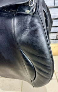 17 1/2” Wide Symmonds Designer GP Saddle - Black
