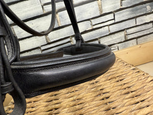 S/H Sabre English Competition Cavesson Bridle -Black- Full