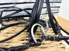 Load image into Gallery viewer, S/H Rhinegold Complete Padded Crank Flash Bridle - Black - XF
