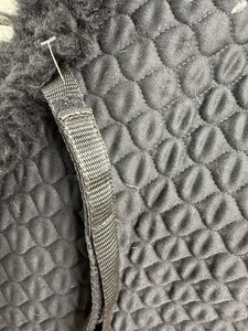 S/H Nuumed GP Full Wool Rolled Edge Numnah - Black - L