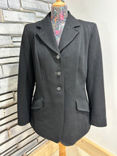 Load image into Gallery viewer, Vintage Ladies Size 38 Harry Hall Wool Hunt Coat - Black