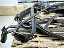 Load image into Gallery viewer, S/H Gallop Padded Cavesson Bridle -Biogrip Reins- Brown - Full